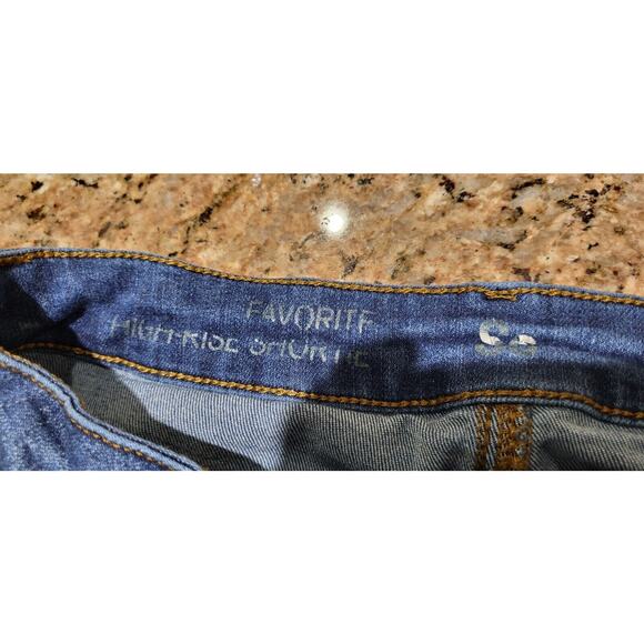 SO Stretch High-Rise Blue Denim Jean Shorts Size 1/25W - Picture 6 of 8